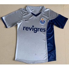 Porto 00/01 Away Grey Soccer Jersey